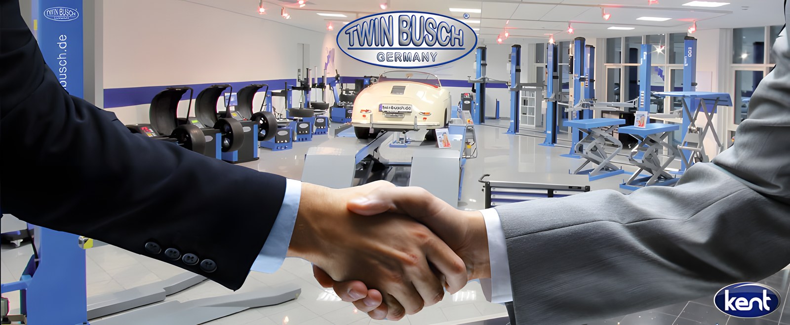 Twin Busch Almanya showroom — distribütörlük anlaşması